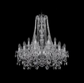 Bohemia Ivele Crystal Люстра Bohemia 1411/12+6/240/h-80 Ni
