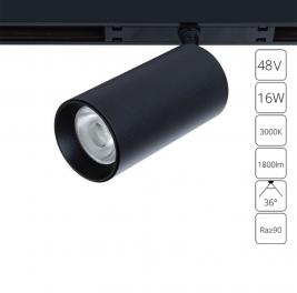 Магнитный трековый светильник Arte Lamp Optima 3000К A7282PL-1BK