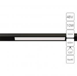 Магнитный трековый светильник Arte Lamp Optima 3000К A7283PL-1BK