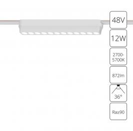 Магнитный трековый светильник Arte Lamp Rapid Smart 2700-6000К A2954PL-1WH