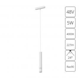 Магнитный трековый светильник Arte Lamp Rapid 4000К A6159PL-1WH