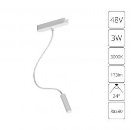 Магнитный трековый светильник Arte Lamp Rapid 3000К A1162PL-1WH