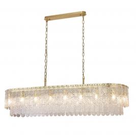Подвесной светильник Newport Daisy 8370/140 C oval brass