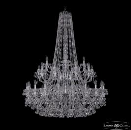 Люстра Bohemia Ivele Crystal  1409/20+10+5/400/h-152/2d Ni
