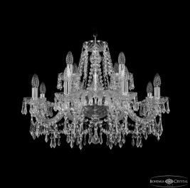 Люстра Bohemia Ivele Crystal  1403/8+4/240 Ni