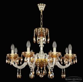 Люстра Bohemia Ivele Crystal  5417/8/240 G Amber/M-1F K721