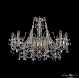 Люстра Bohemia Ivele Crystal  1411/12/300 G Leafs