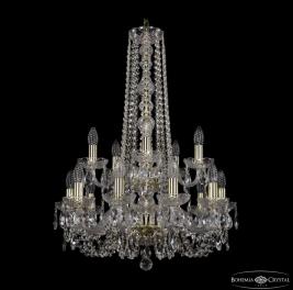 Люстра Bohemia Ivele Crystal  1402/10+5/195/h-80/2d G