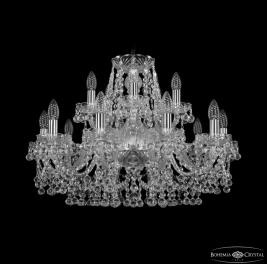 Люстра Bohemia Ivele Crystal  1409/10+5/240 Ni