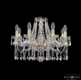 Люстра Bohemia Ivele Crystal  1413/8/200 G Leafs