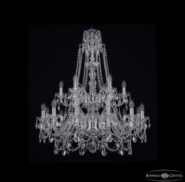 Люстра Bohemia Ivele Crystal  1411/12+6/300/XL-99/2d Ni