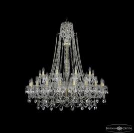Люстра Bohemia Ivele Crystal  1411/20+10/400/XL-130 G