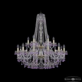 Люстра Bohemia Ivele Crystal  1410/12+6/300/h-95/2d G V7010