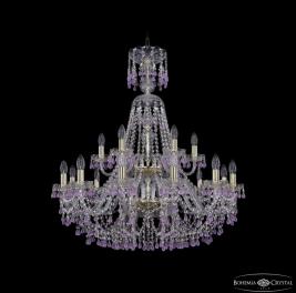 Люстра Bohemia Ivele Crystal  1410/12+6/300/XL-95/2d G V7010