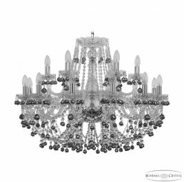 Люстра Bohemia Ivele Crystal  1409/12+6/300 Ni K731