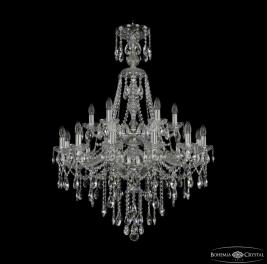 Люстра Bohemia Ivele Crystal  1415/12+6/300/XL-114/2d Ni