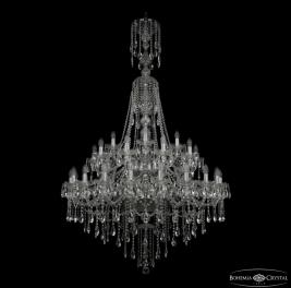 Люстра Bohemia Ivele Crystal 1415/20+10+5/400/XL-185/2d Ni