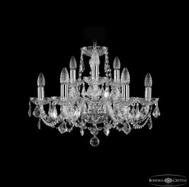 Люстра Bohemia Ivele Crystal 1402/6+3/195 Ni Leafs