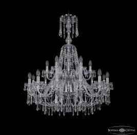 Люстра Bohemia Ivele Crystal 1403/12+6/300/XL-100/2d Ni