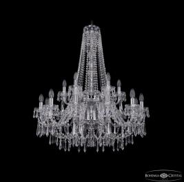 Люстра Bohemia Ivele Crystal 1403/12+6/300/h-100/2d Ni