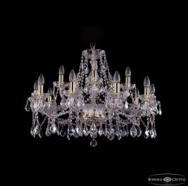 Люстра Bohemia Ivele Crystal 1413/10+5/300 G Leafs