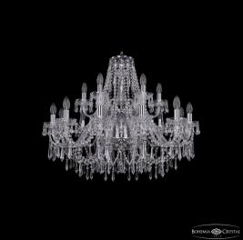 Люстра Bohemia Ivele Crystal 1403/12+6/300/2d Ni