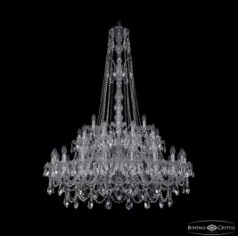 Люстра Bohemia Ivele Crystal 1411/20+10+5/400/XL-155/2d Ni