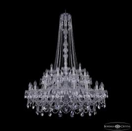 Люстра Bohemia Ivele Crystal 1411/20+10+5/400/h-155/2d Ni