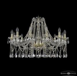 Люстра Bohemia Ivele Crystal 1413/12/300 G Leafs