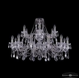 Люстра Bohemia Ivele Crystal 1413/12+6/360/2d Ni Leafs
