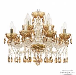 Люстра Bohemia Ivele Crystal 5413/8+4/200 G Amber/M-1F K777