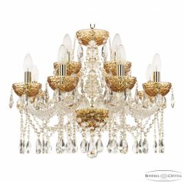 Люстра Bohemia Ivele Crystal 5413/8+4/200 G Amber/M-1F