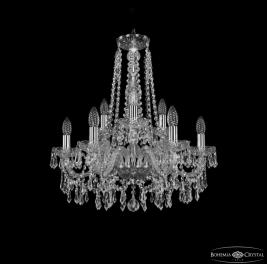 Люстра Bohemia Ivele Crystal 1403/6+3/195/h-60 Ni