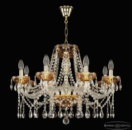 Люстра Bohemia Ivele Crystal 5413/8/240 G Amber/M-1G