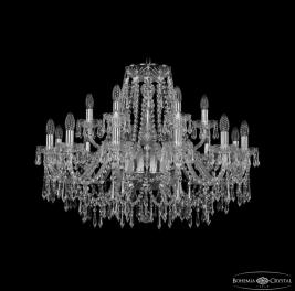 Люстра Bohemia Ivele Crystal 1403/12+6/300 Ni