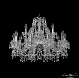 Люстра Bohemia Ivele Crystal 1403/10+5/240 Ni