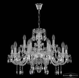Люстра Bohemia Ivele Crystal 117/10+5/240 Ni