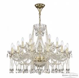 Люстра Bohemia Ivele Crystal 5413/12+6/300 G Clear/M-1H