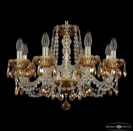 Люстра Bohemia Ivele Crystal 5402/8/195 G Amber/M-1G K777