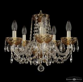 Люстра Bohemia Ivele Crystal 5402/5/141 G Amber/M-1F