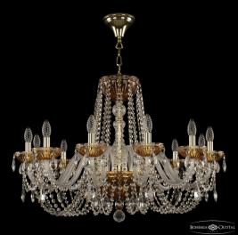 Люстра Bohemia Ivele Crystal 5402/12/300 G Amber/M-1G
