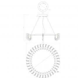 Подвесной светильник Divinare Anna 1138/01 LM-125