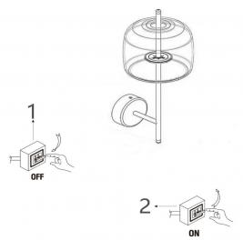 Бра Arte Lamp Padova A2404AP-1SM