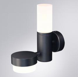 Настенный уличный светильник Arte Lamp Budapest A2360AL-2BK