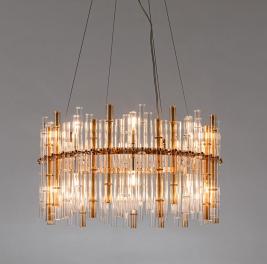 Светильник подвесной Arte Lamp Crystalla A4111LM-16GO