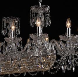 Люстра Bohemia Ivele Crystal 1453/18/195/1500 Ni