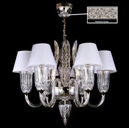Люстра Art Glass VIENNA nickel