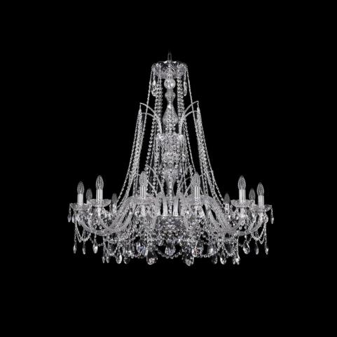 Bohemia Ivele Crystal Люстра Bohemia 1411/12/360/XL-96 Ni