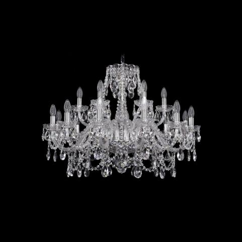 Bohemia Ivele Crystal Люстра Bohemia 1411/12+6/300 Ni