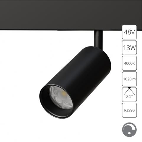 Магнитный трековый светильник Arte Lamp Linea 4000К диммирование A4681PL-1BK